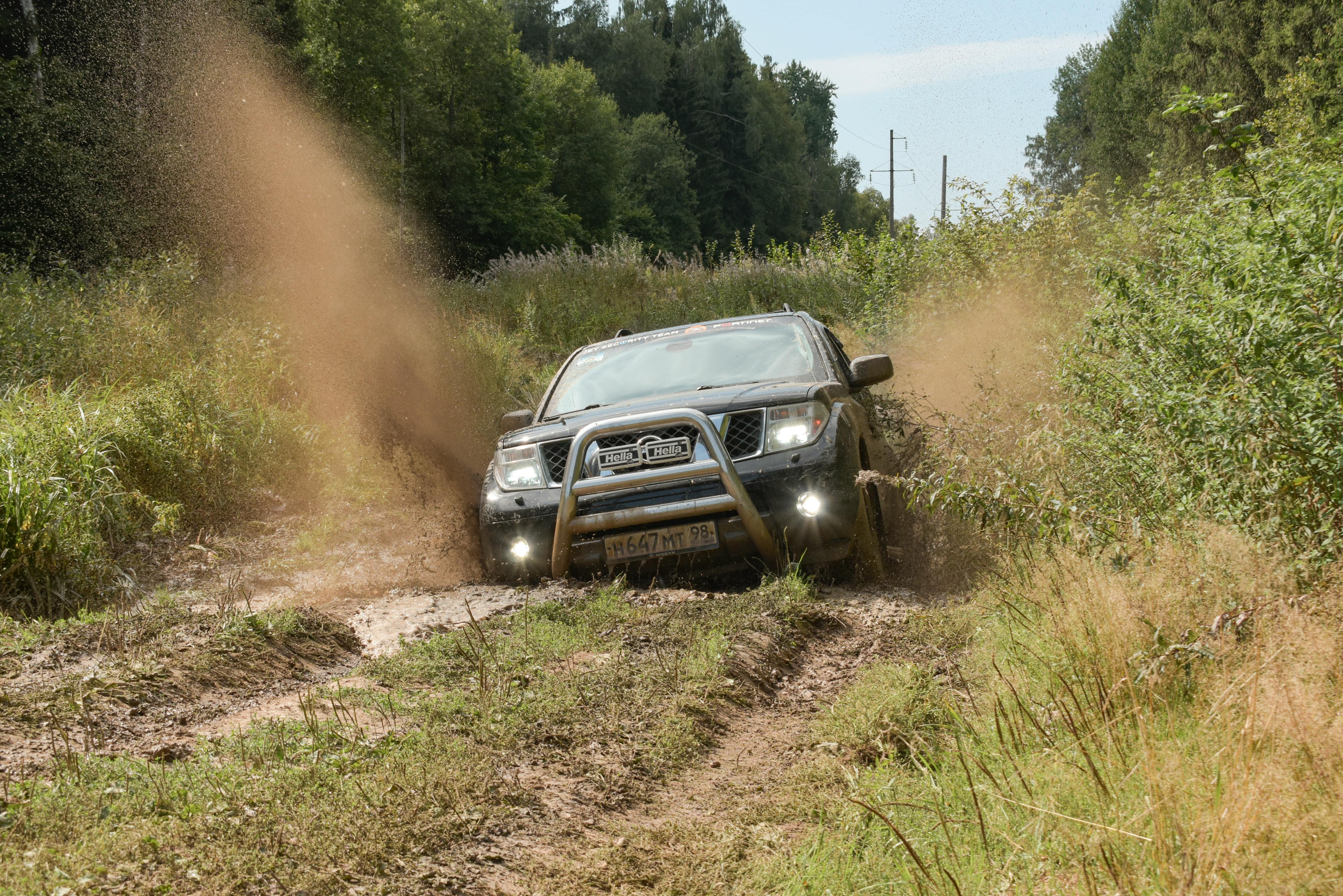 Profilul unei anvelope off-road, prim-plan